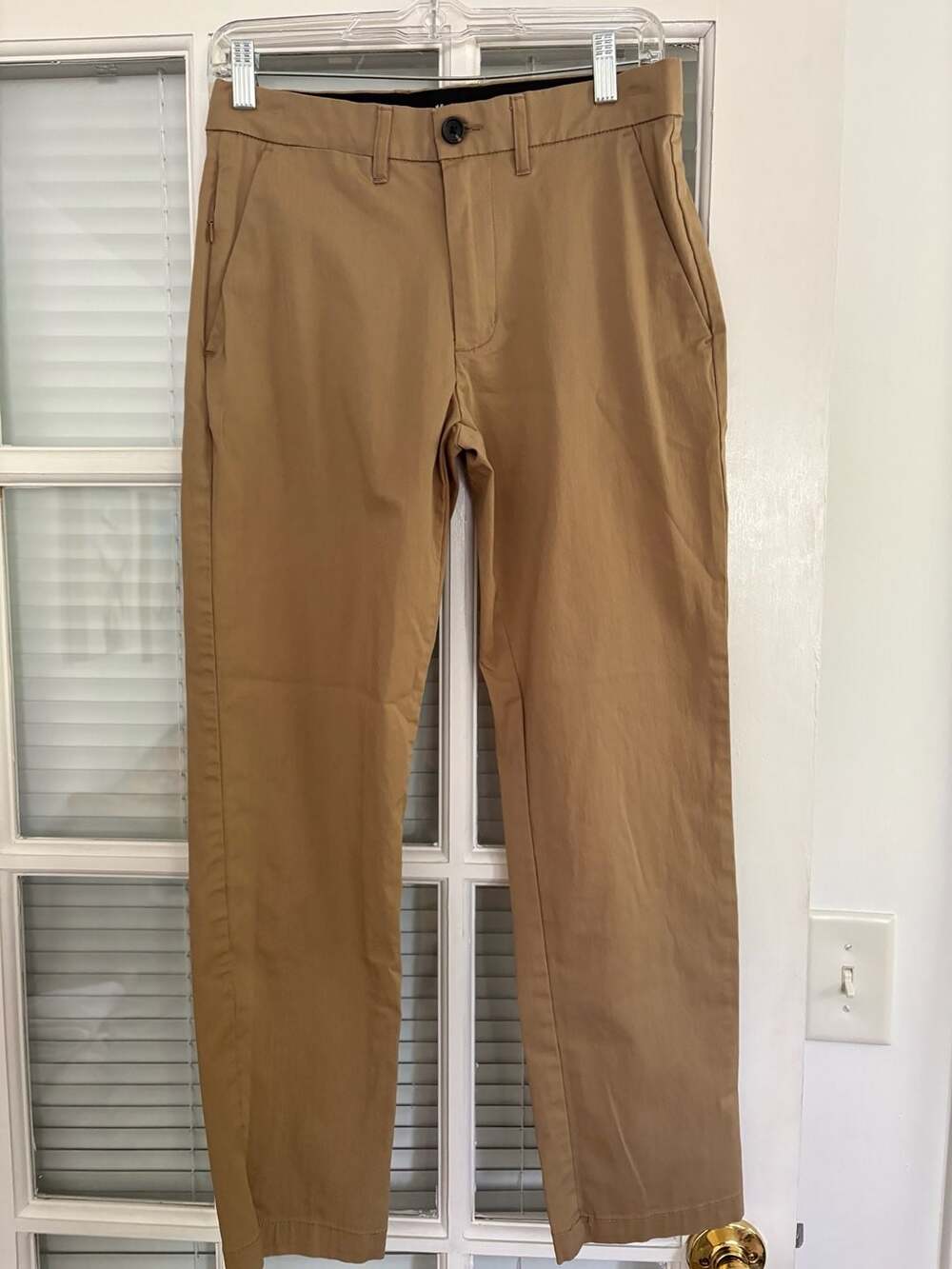 Goodfellow & Co Men's Slim Fit Chino Pants 28x30 Added Stretch Khaki Brown